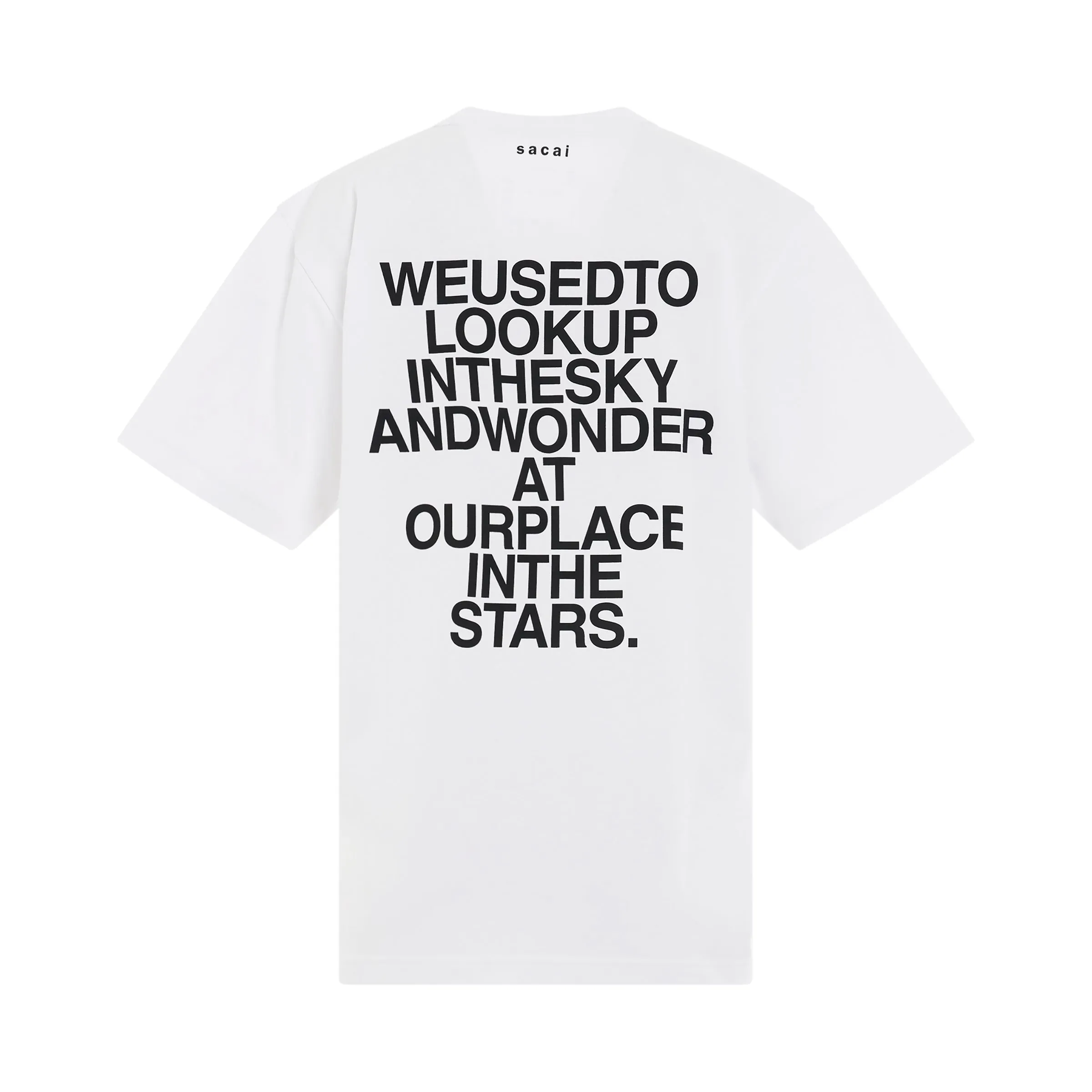 Quote Graphic T-Shirt in White sold by MARAIS product image thumbnail 4