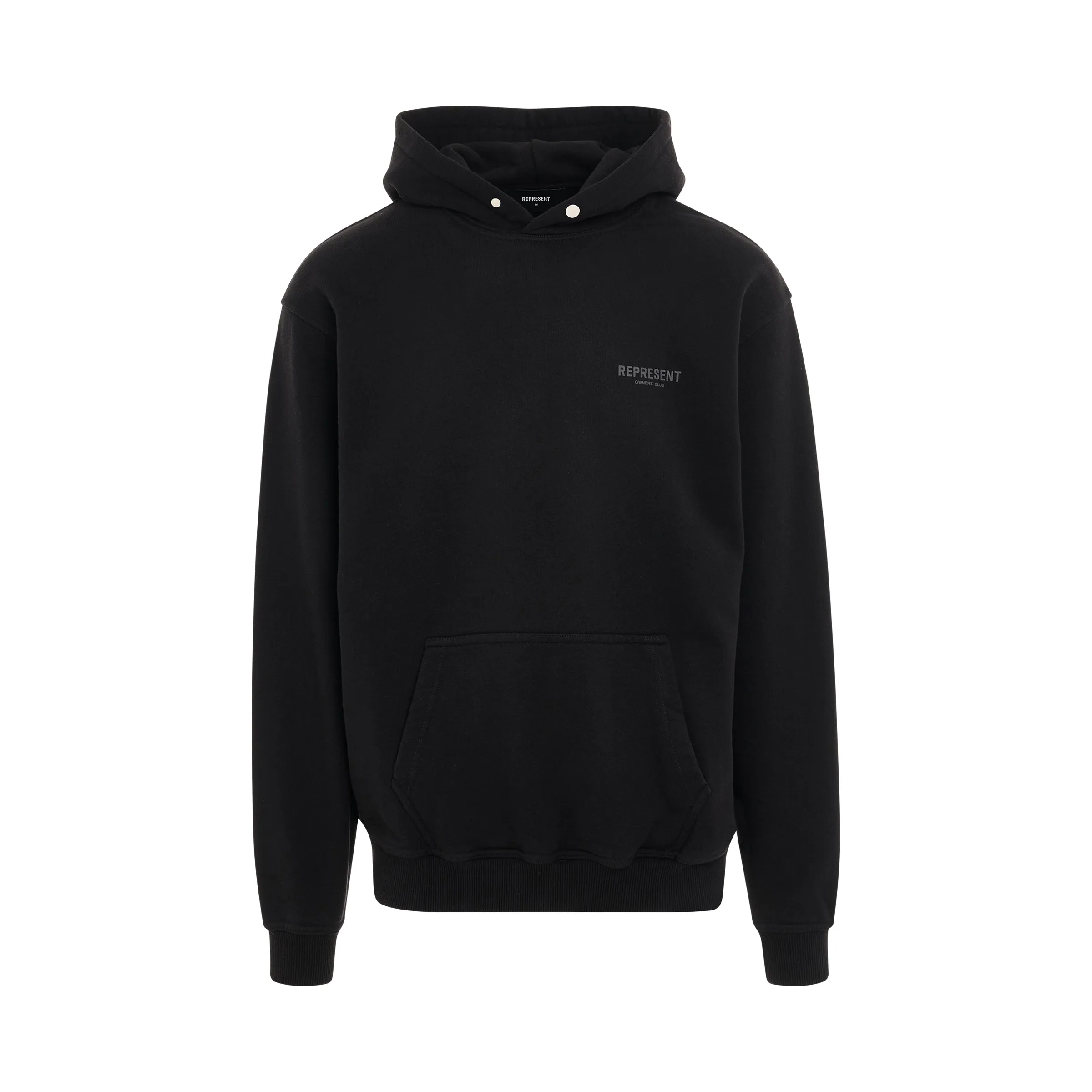 Represent Owners Club Hoodie in Black Reflective sold by MARAIS