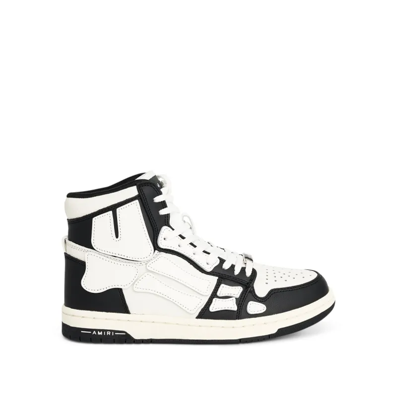 Skeleton High Sneaker in Black/White sold by MARAIS