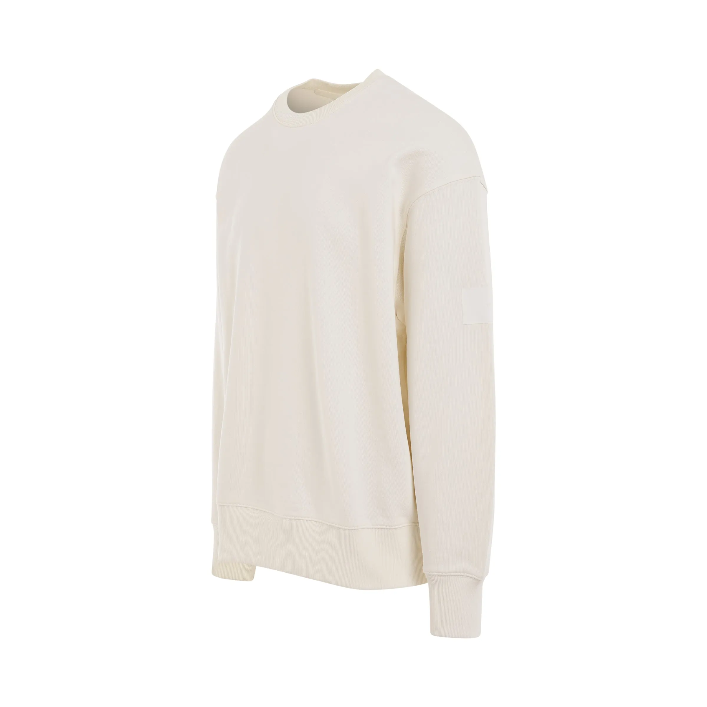 Organic Cotton Terry Crew Sweatershirt in Off White sold by MARAIS product image thumbnail 2