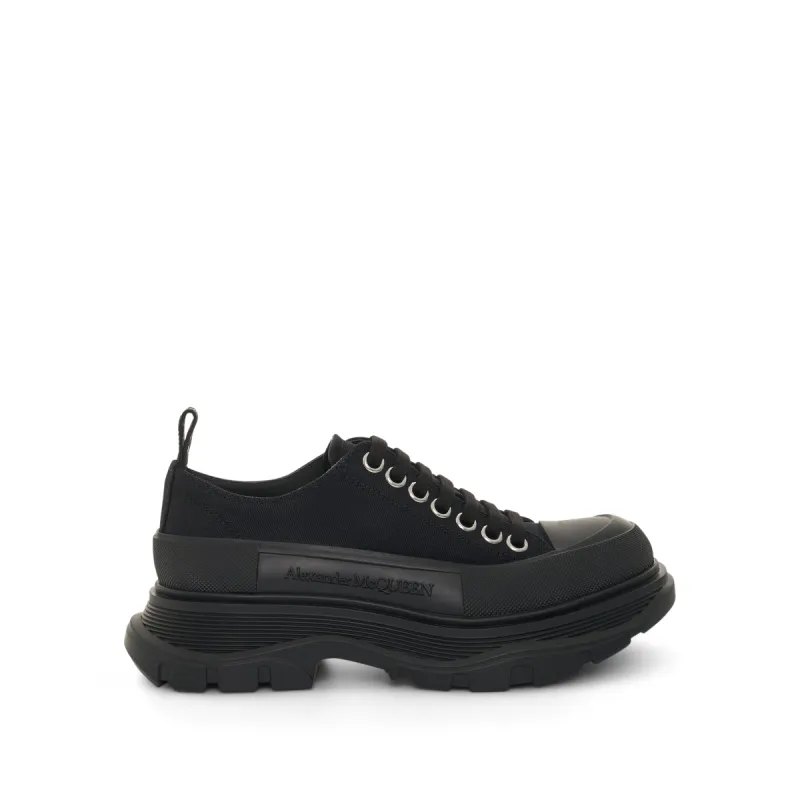 Tread Slick Canvas Lace-Up Shoes in Black sold by MARAIS