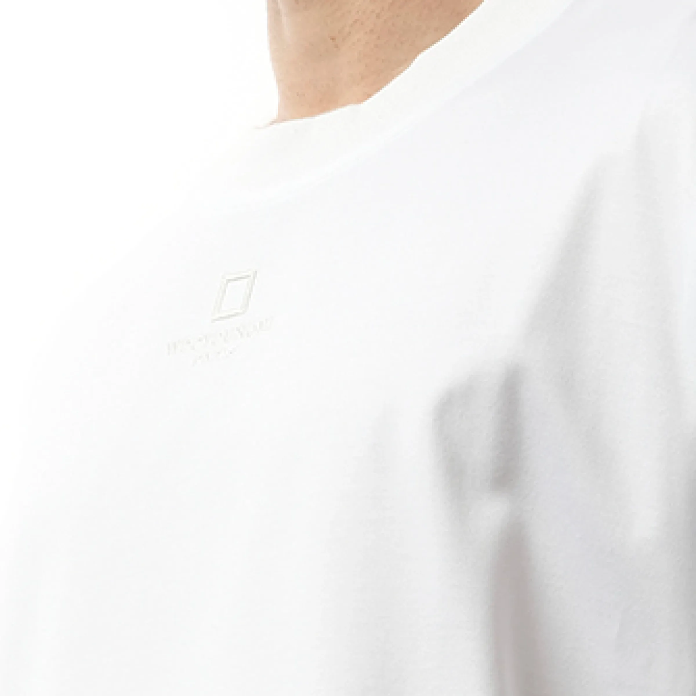 Square Embroidery T-Shirt in White sold by MARAIS product image thumbnail 3
