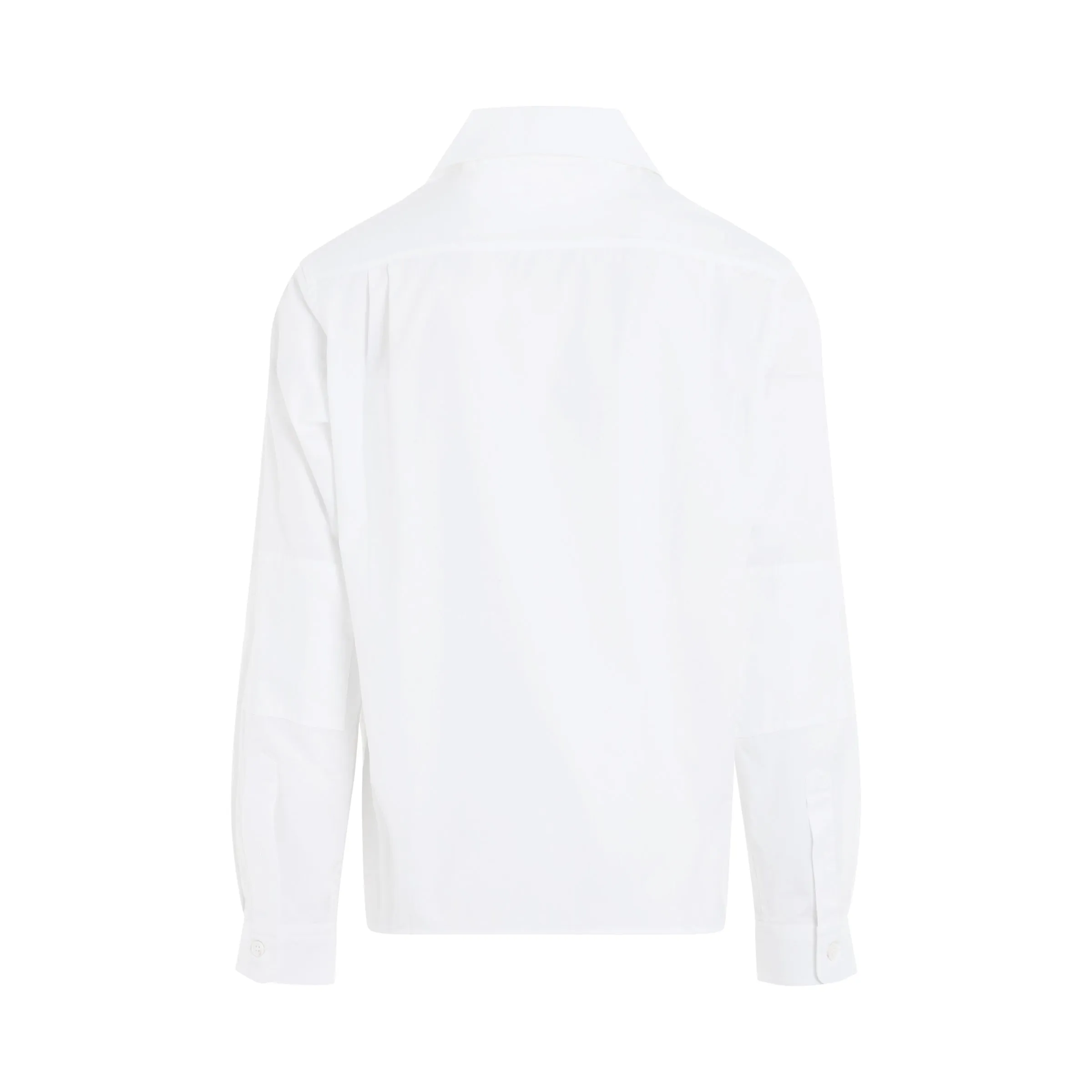 Logo Long Sleeve Shirt in Lily White sold by MARAIS product image thumbnail 4