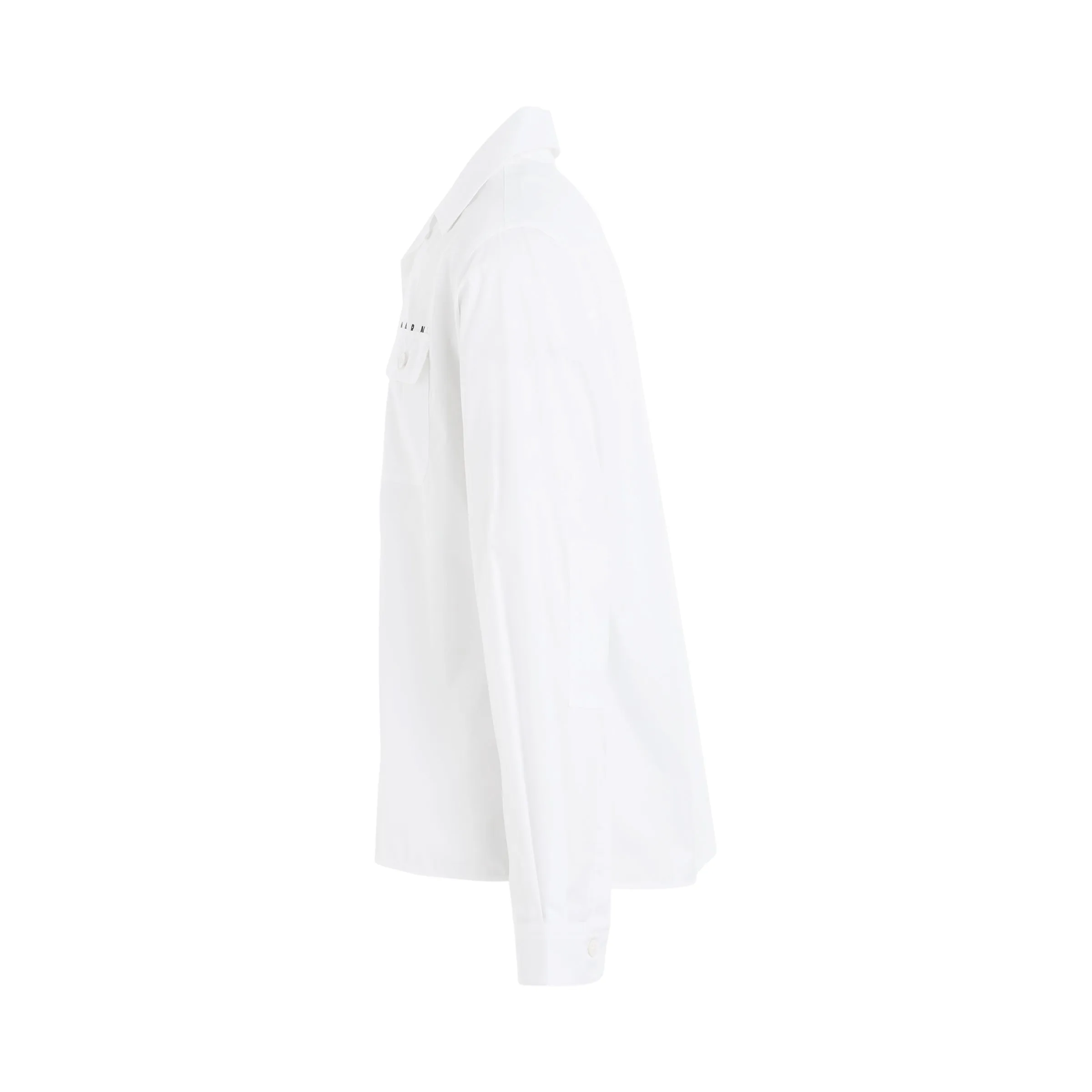 Logo Long Sleeve Shirt in Lily White sold by MARAIS product image thumbnail 3
