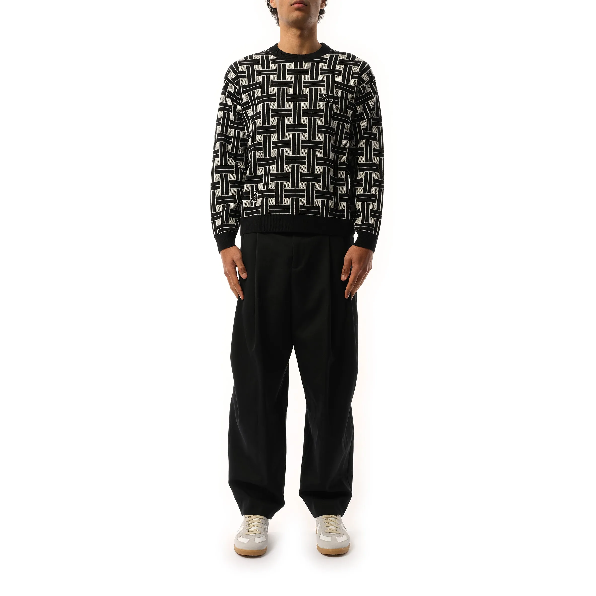 Kenzo Weave Sweater in Black sold by MARAIS product image thumbnail 4