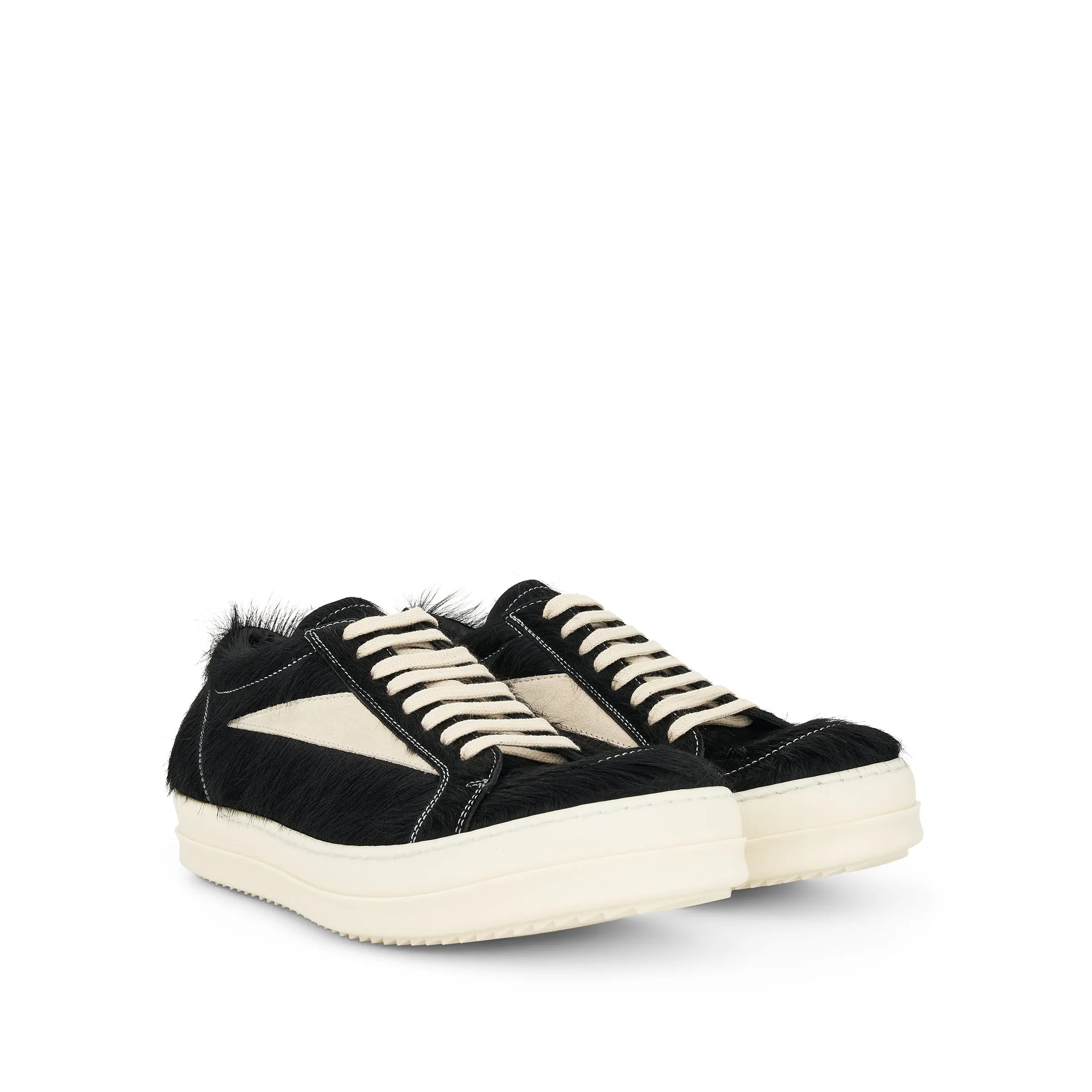Vintage Fur Sneaker in Black/Milk sold by MARAIS product image thumbnail 2