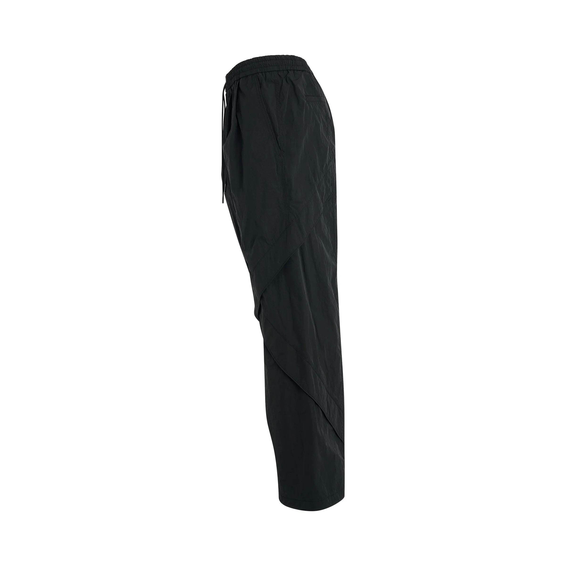 Nylon Piped Pants in Black sold by MARAIS product image thumbnail 3