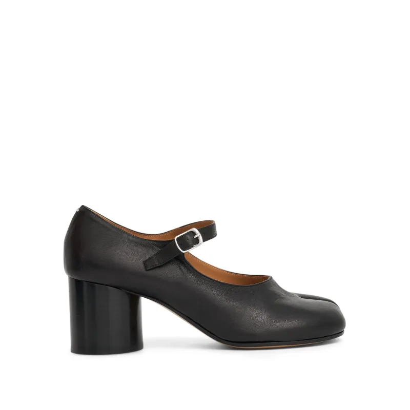 Tabi Mary Janes Heels in Black sold by MARAIS