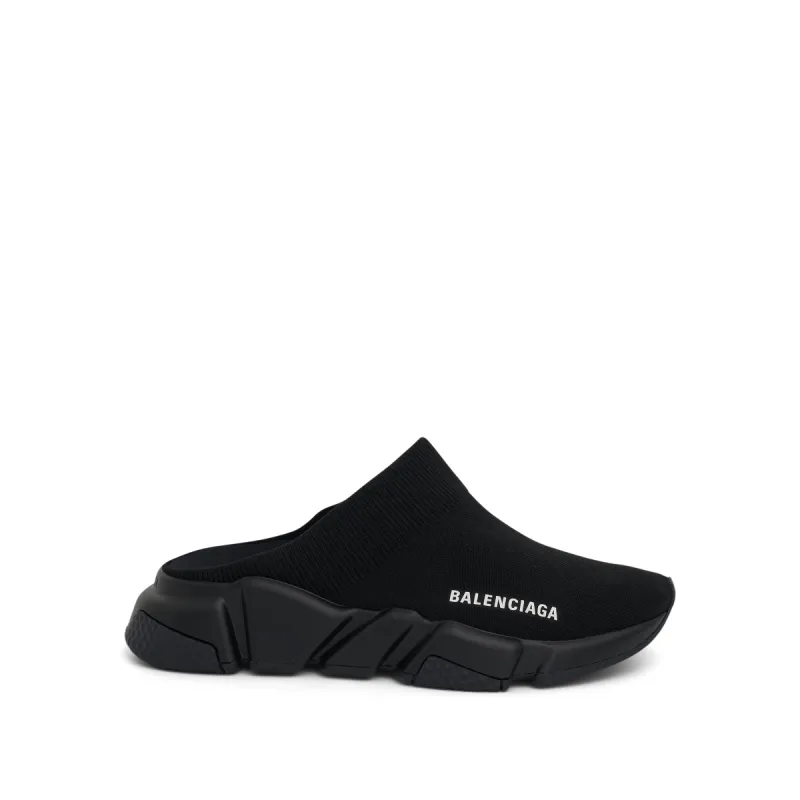 Speed Knit Mule in Black sold by MARAIS