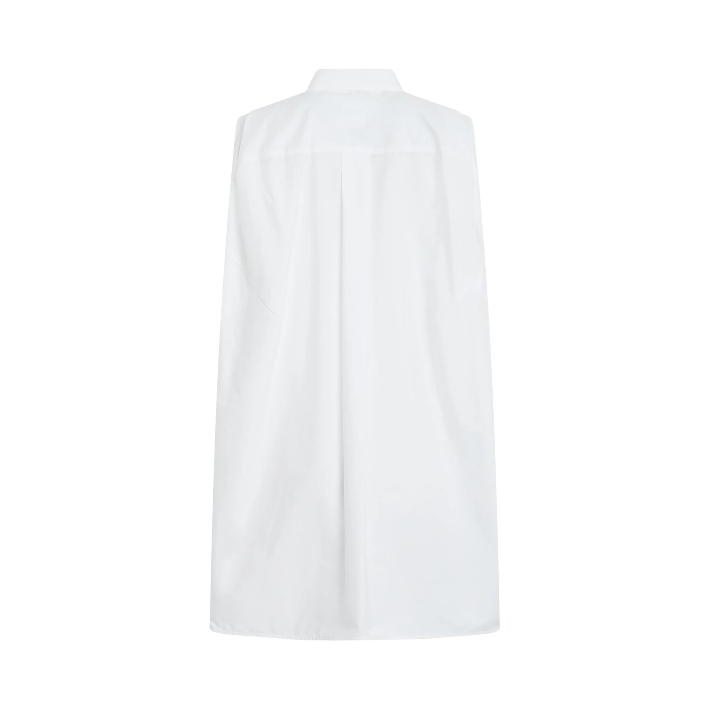 Cotton Poplin Shirt Dress in Off White sold by MARAIS product image thumbnail 4