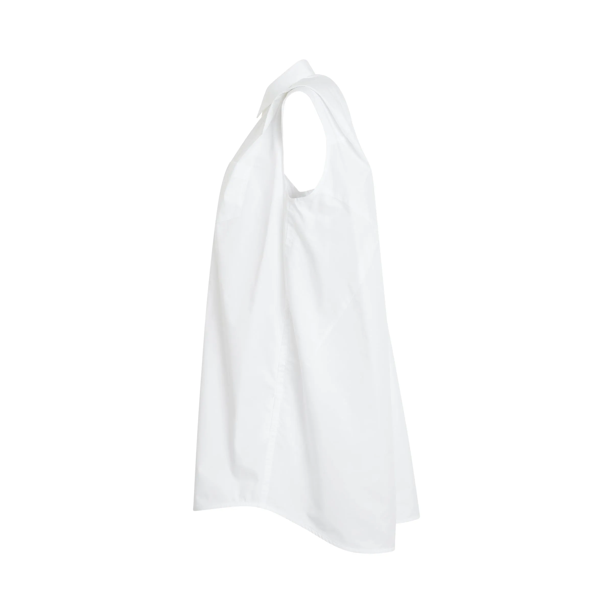 Cotton Poplin Shirt Dress in Off White sold by MARAIS product image thumbnail 3
