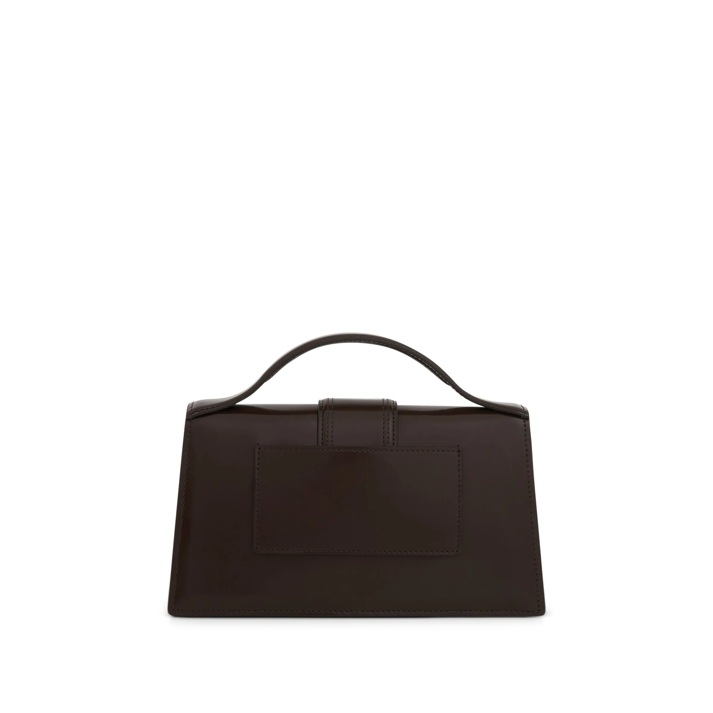 Le Grand Bambino Patent Leather Bag in Midnight Brown sold by MARAIS product image thumbnail 4