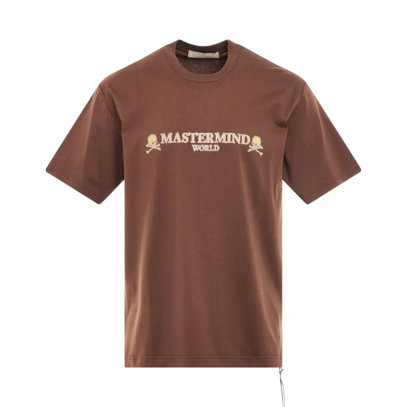 Brilliant Logo T-Shirt in Brown sold by MARAIS