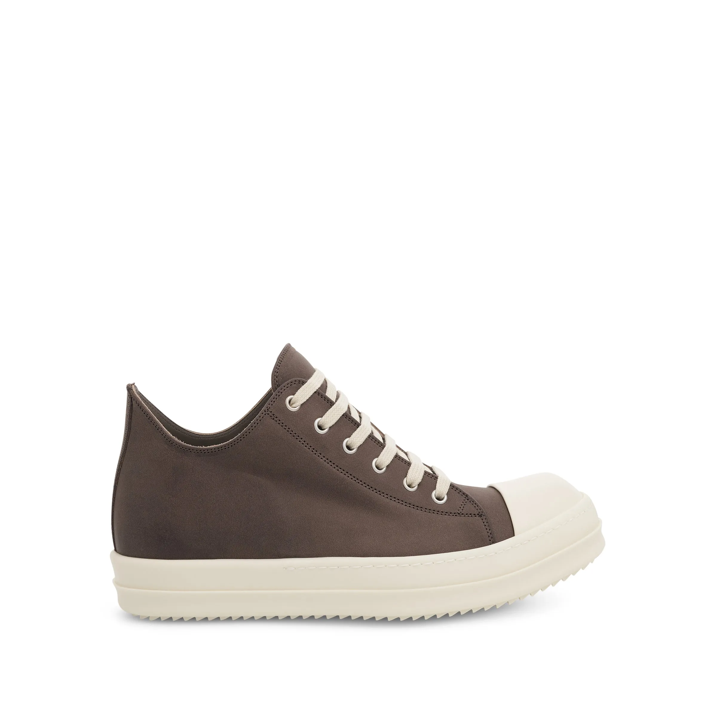 EDFU Low Leather Sneakers in Dust/Milk sold by MARAIS