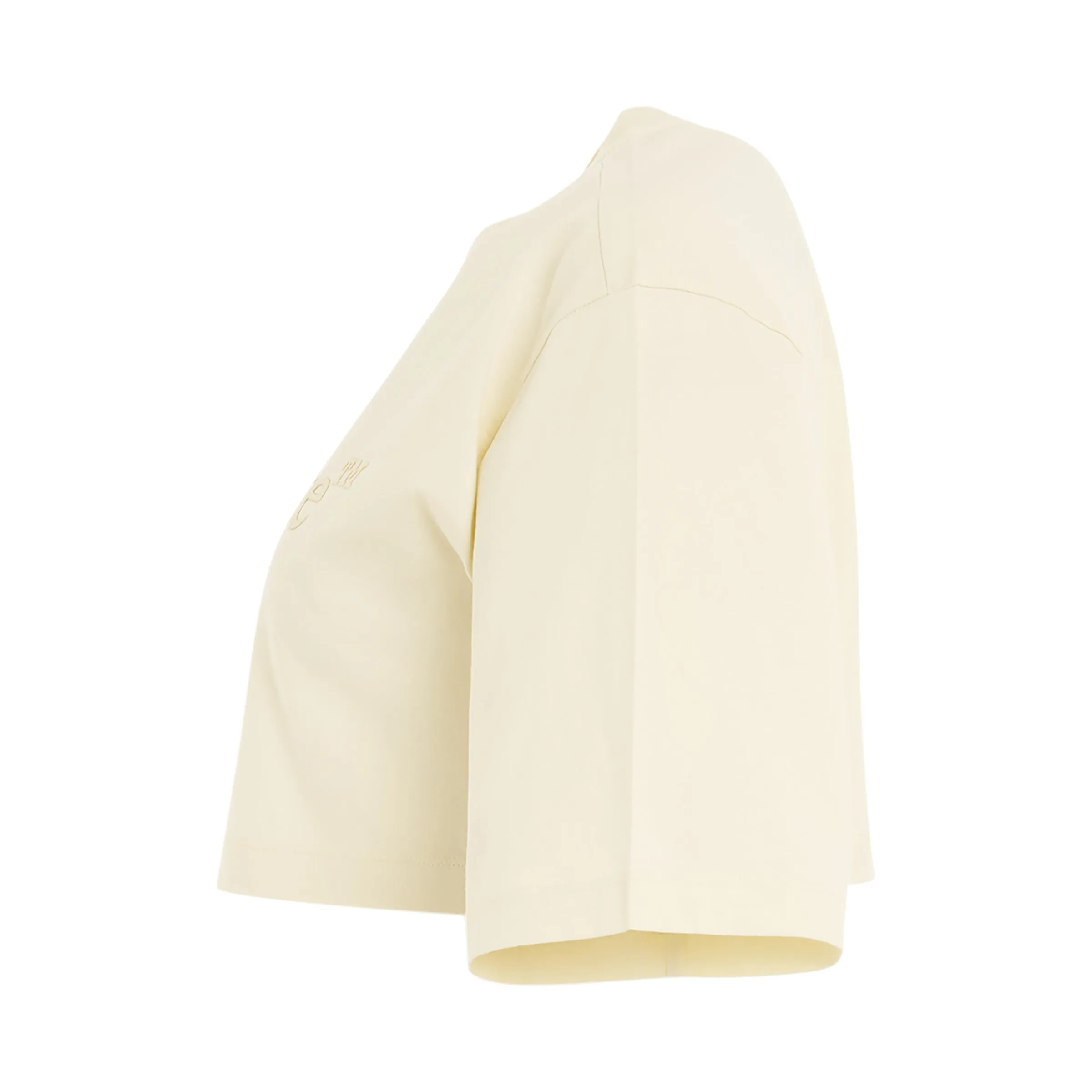 Big Logo X Crop T-Shirt in Beige sold by MARAIS product image thumbnail 3