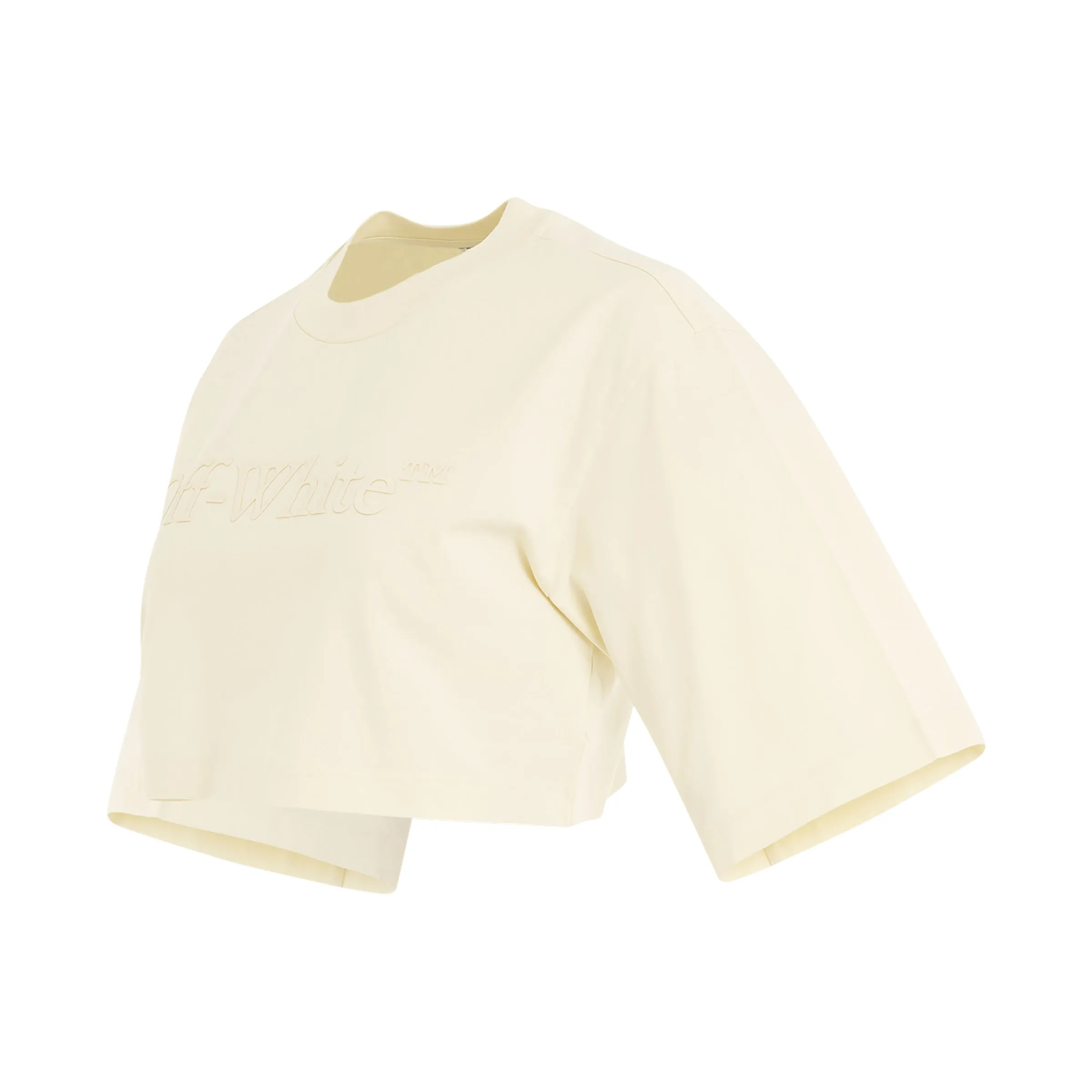 Big Logo X Crop T-Shirt in Beige sold by MARAIS product image thumbnail 2