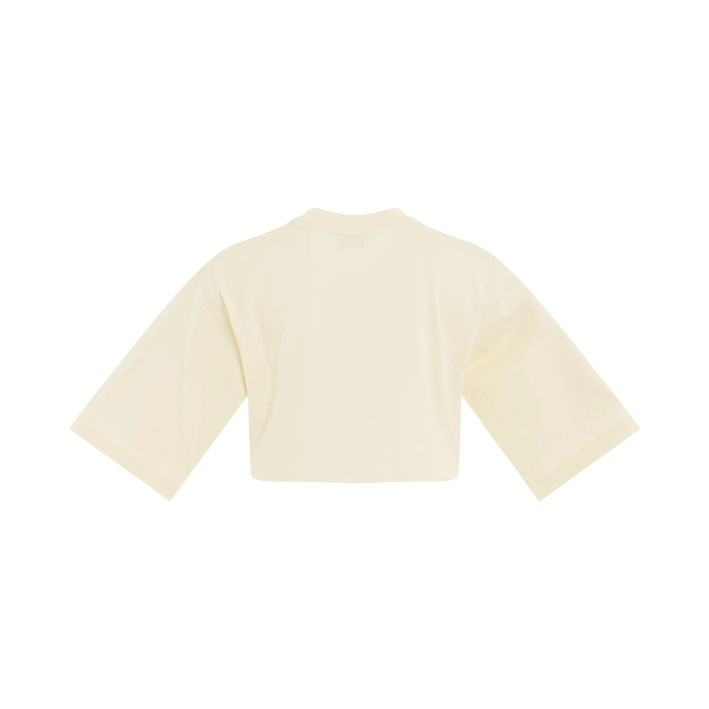 Big Logo X Crop T-Shirt in Beige sold by MARAIS product image thumbnail 4