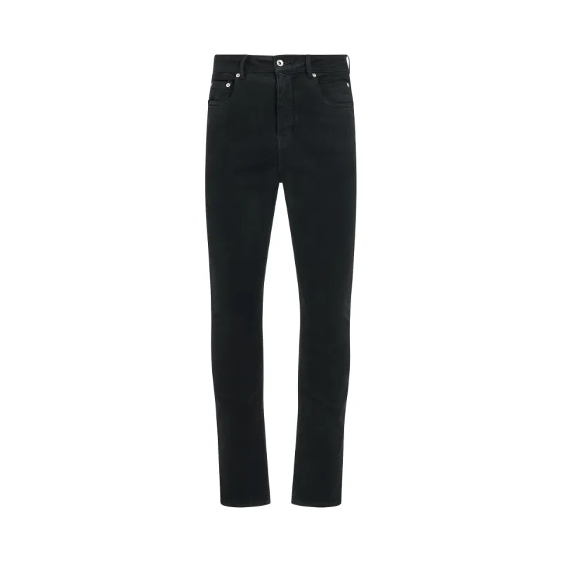 Detroit Cut Jeans in Black made by Rick Owens