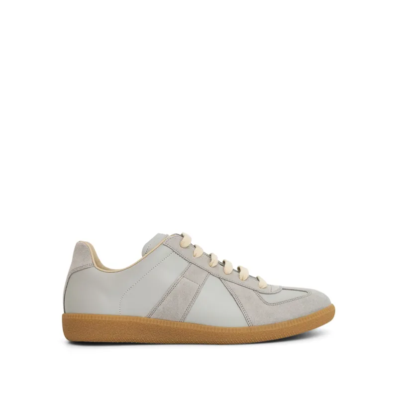 Replica Leather Sneaker in Anisette sold by MARAIS