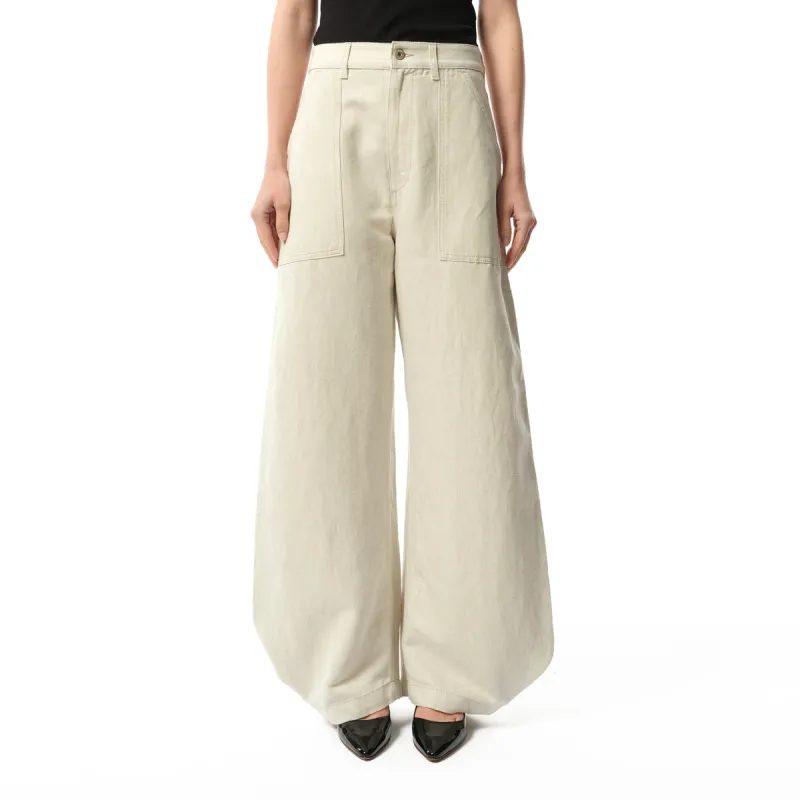 Balloon Trouser AF in Ecru sold by MARAIS