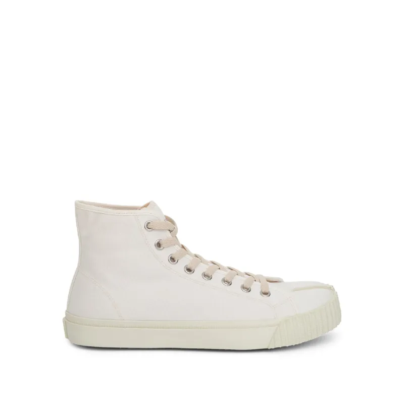 Tabi High Sneaker in White sold by MARAIS