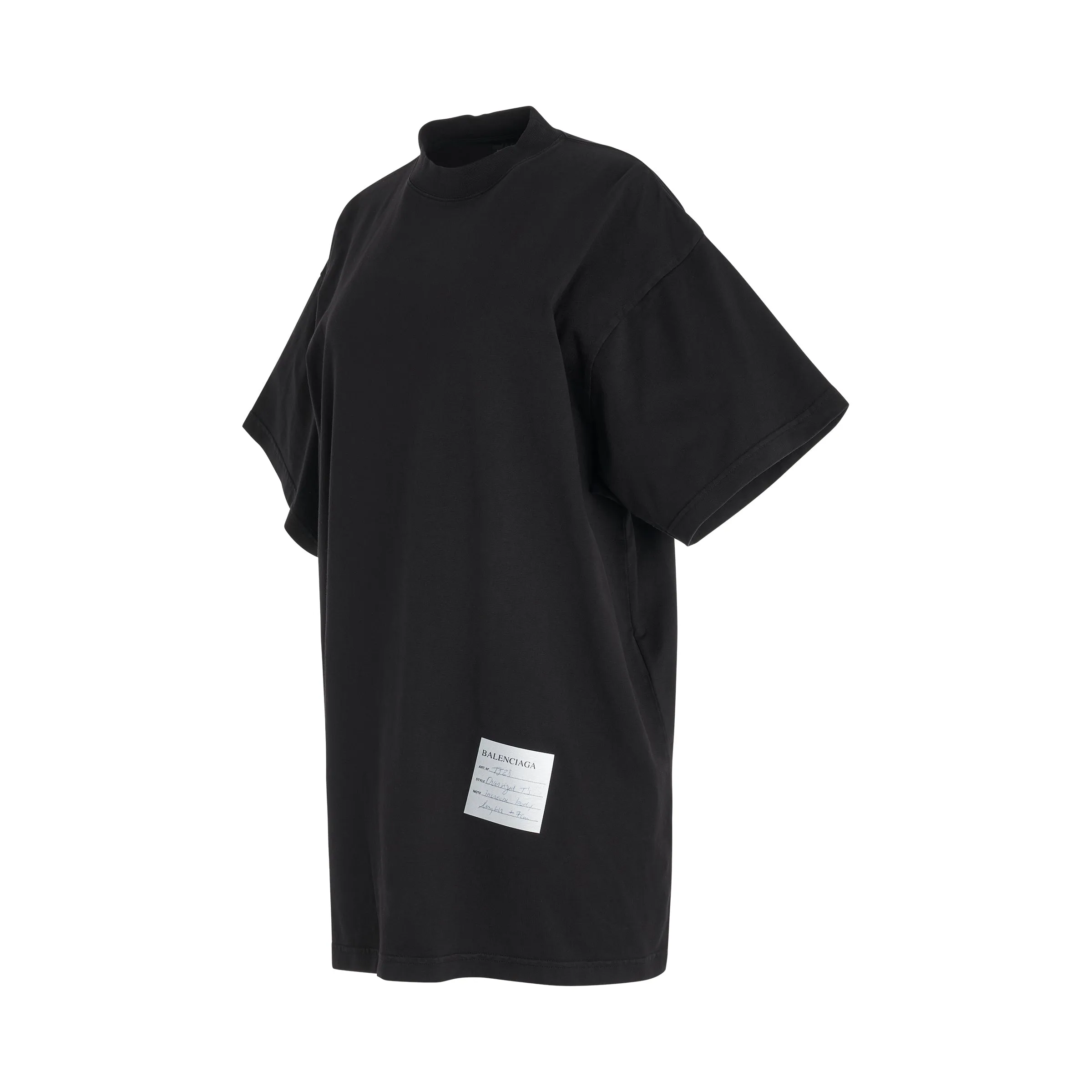 Sample Sticker Oversized T-Shirt in Charcoal sold by MARAIS product image thumbnail 2