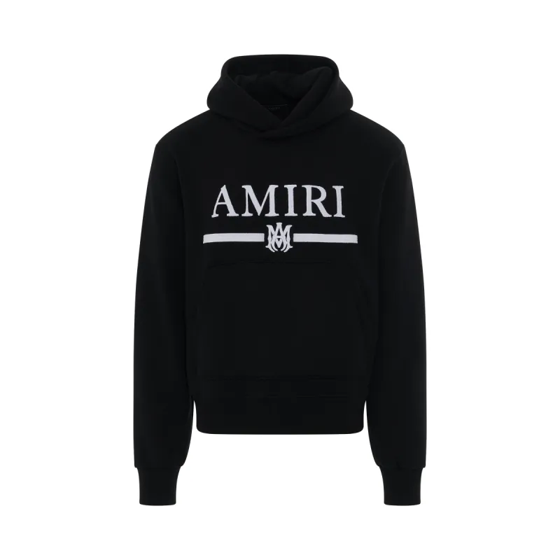 MA Bar Logo Hoodie in Black sold by MARAIS