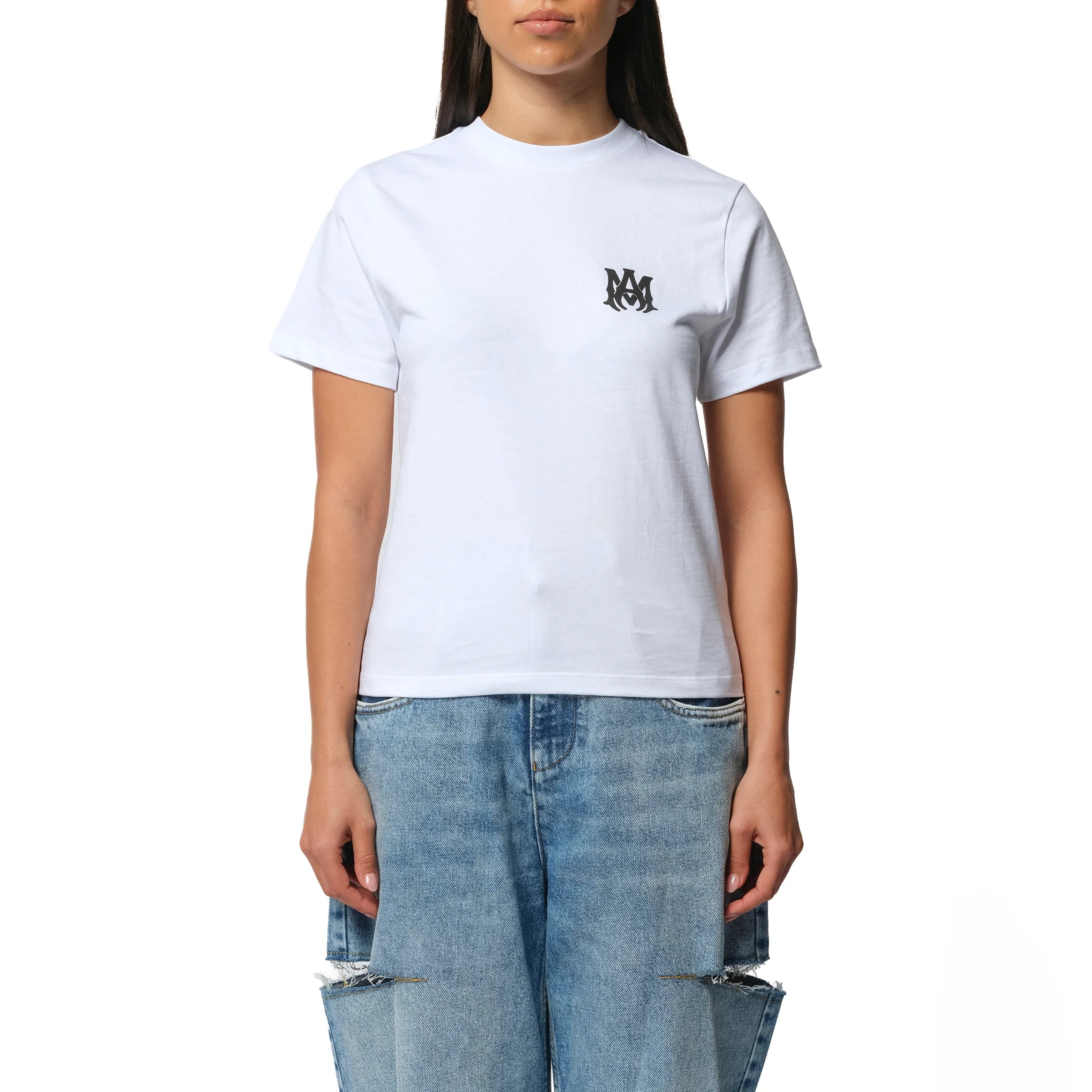 MA Core Logo T-Shirt in White sold by MARAIS