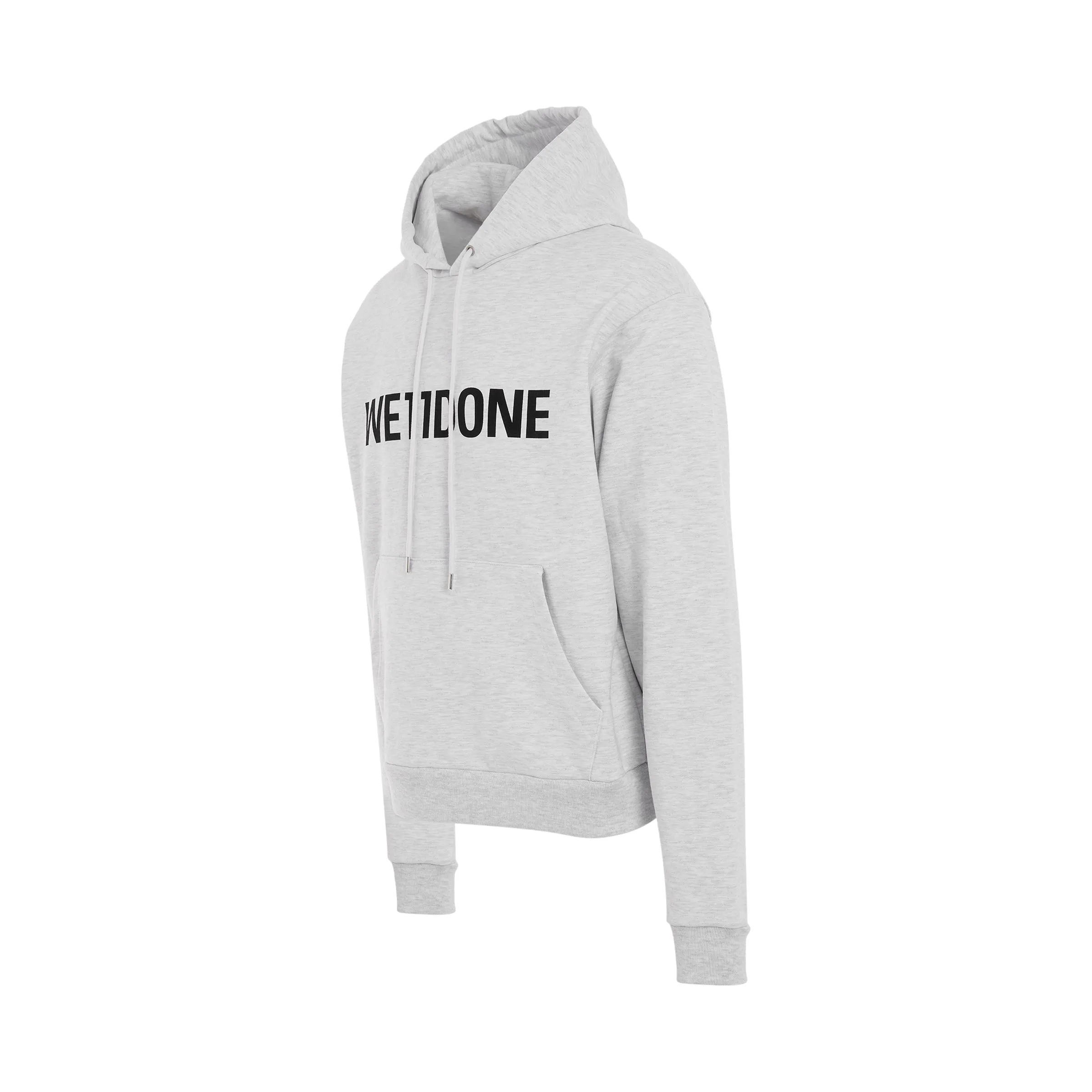 Basic Logo Fitted Hoodie in Grey sold by MARAIS product image thumbnail 2