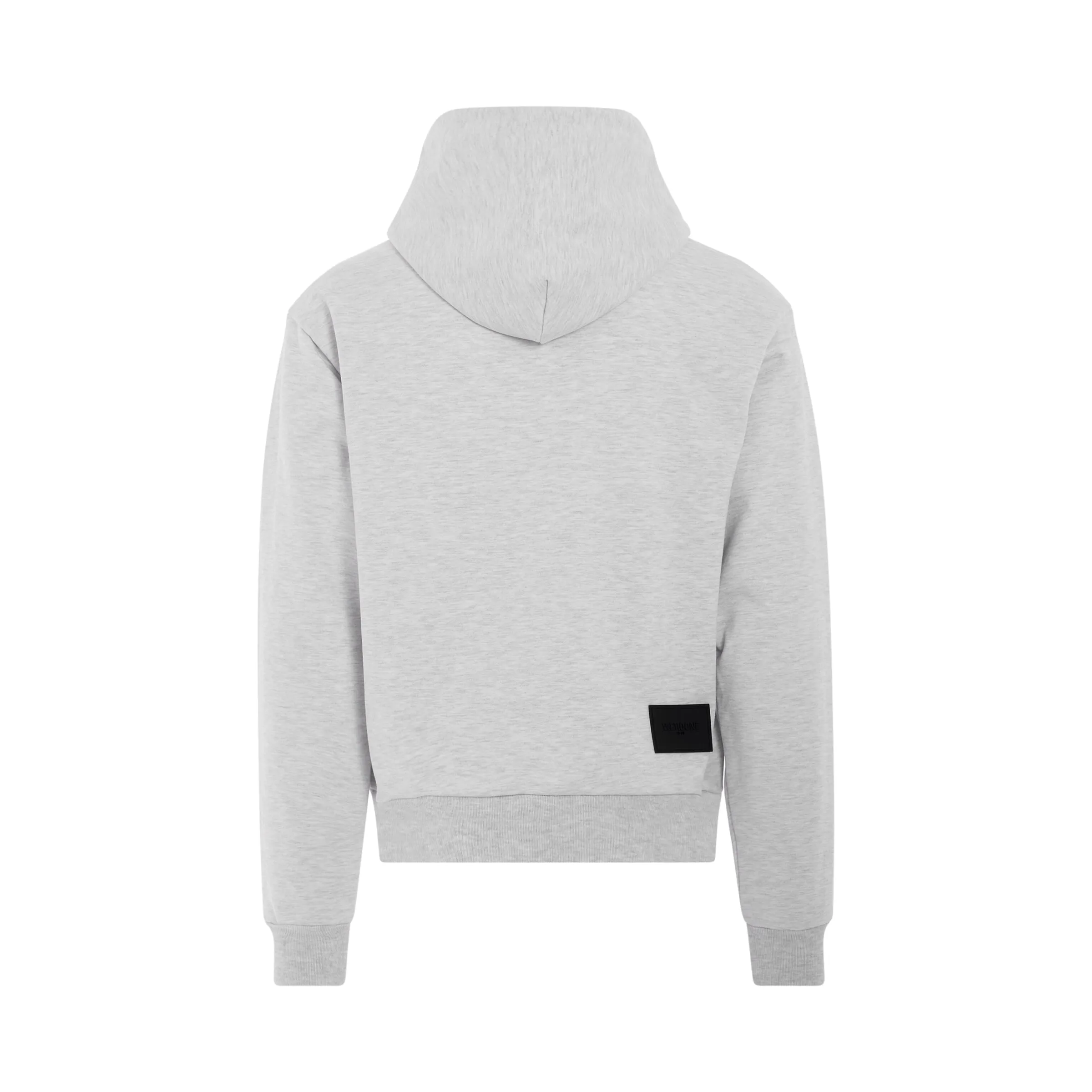 Basic Logo Fitted Hoodie in Grey sold by MARAIS product image thumbnail 4