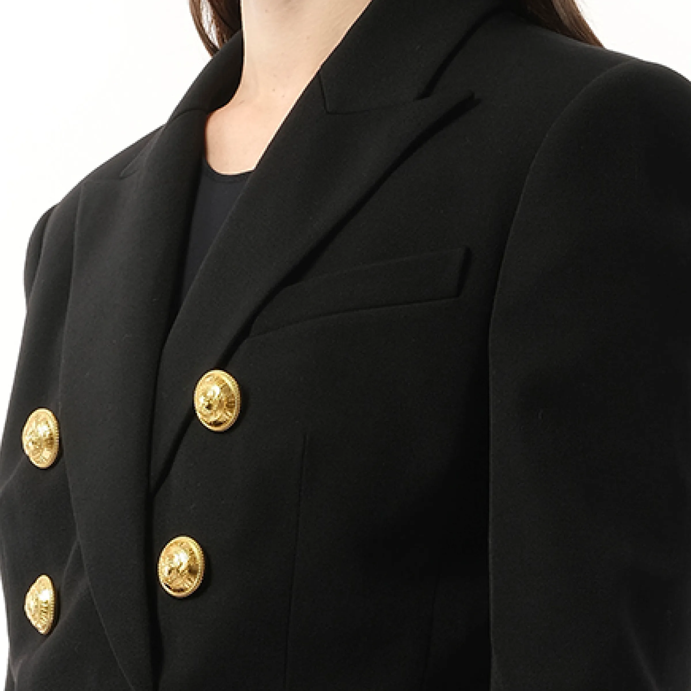 6 BTN Grain De Poudre Jacket in Black sold by MARAIS product image thumbnail 3