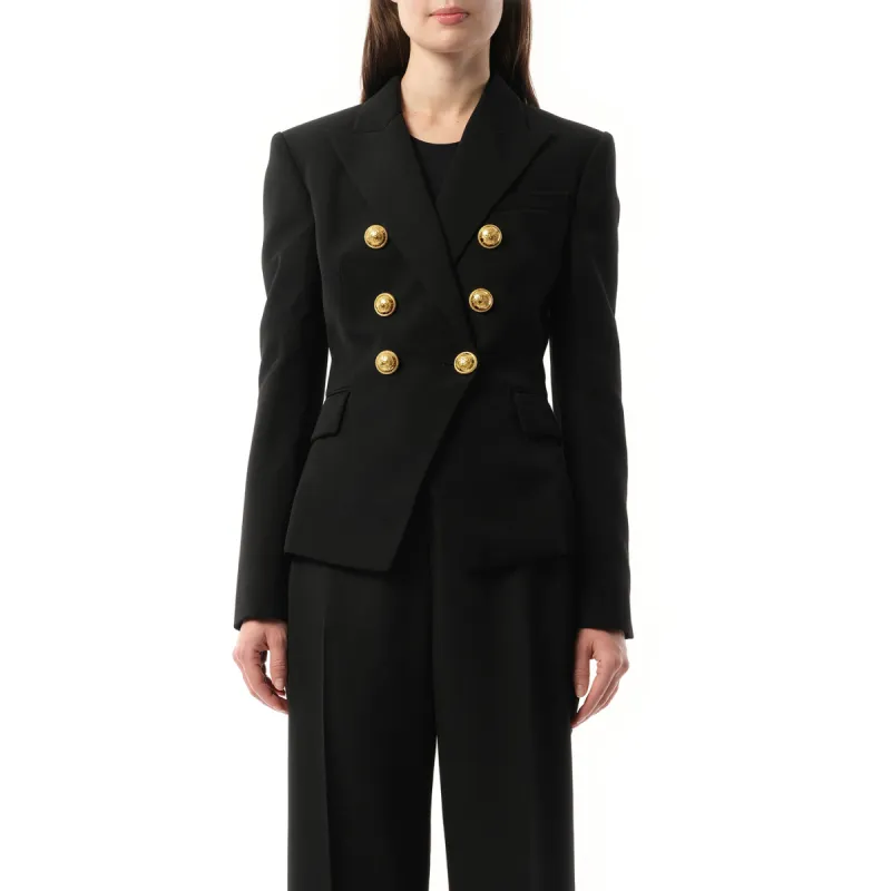6 BTN Grain De Poudre Jacket in Black sold by MARAIS