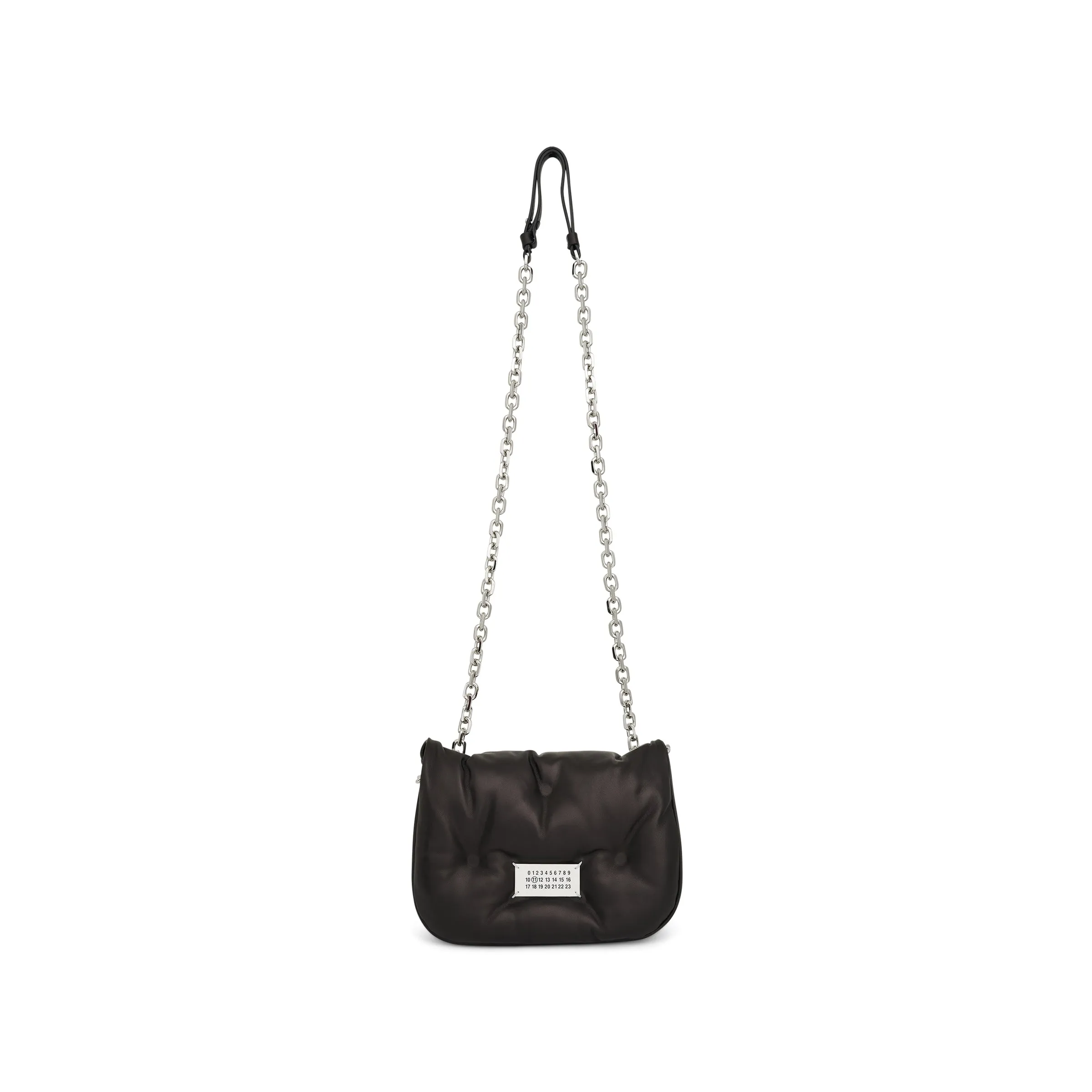 Small Glam Slam Flap Bag in Black sold by MARAIS
