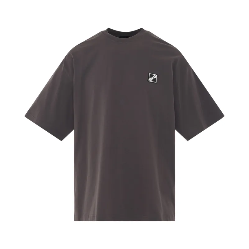 Logo Wappen T-Shirt in Charcoal sold by MARAIS