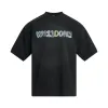 Heavenly Logo Print T-Shirt in Black sold by MARAIS