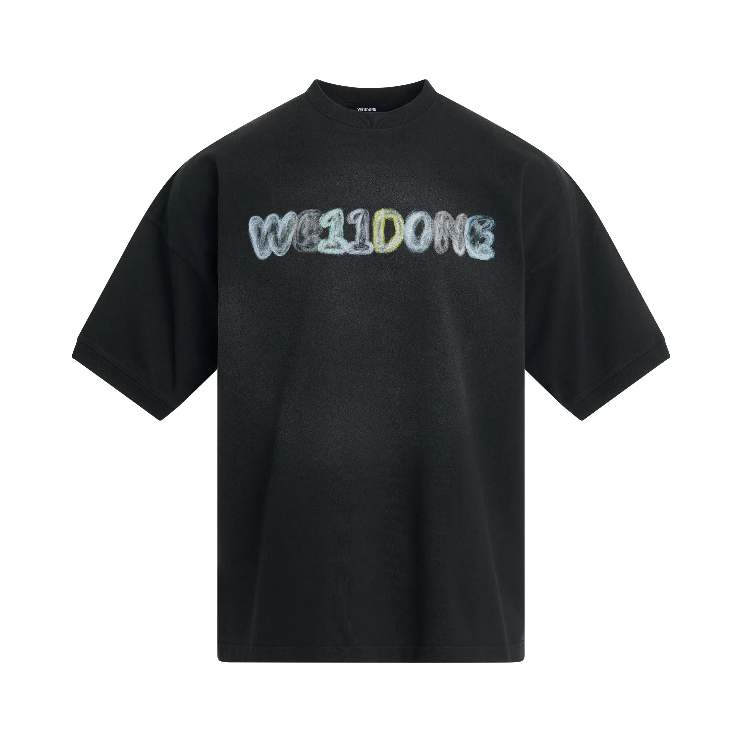 Heavenly Logo Print T-Shirt in Black sold by MARAIS