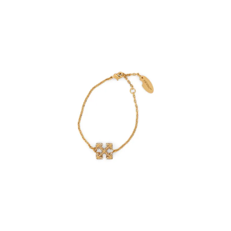 Pave Arrow Bracelet in Gold sold by MARAIS