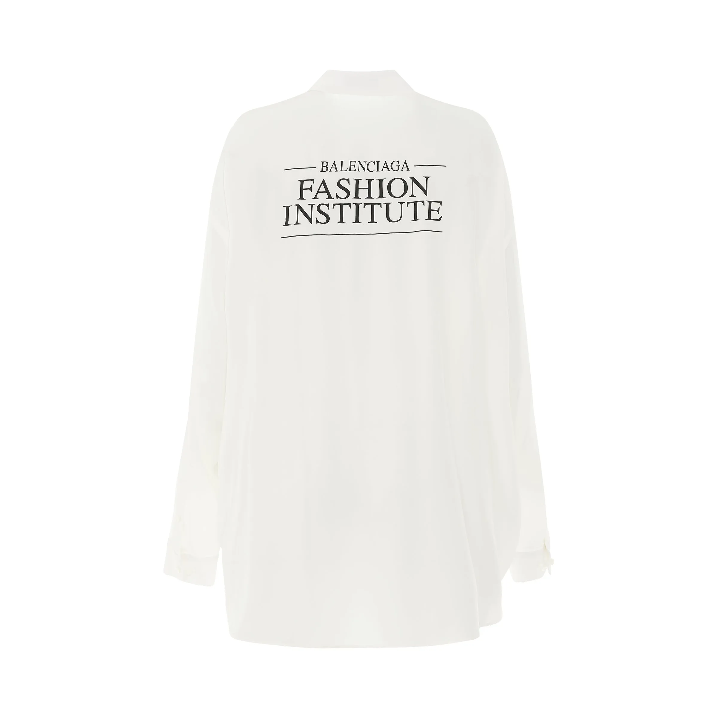 Light Silk Crepe Fluid Blouse in White sold by MARAIS product image thumbnail 4