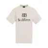 Be Different Vintage Jersey Medium Fit T-Shirt in Ecru/Black sold by MARAIS
