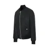 Logo Nylon Zipped Bomber Jacket in Black sold by MARAIS