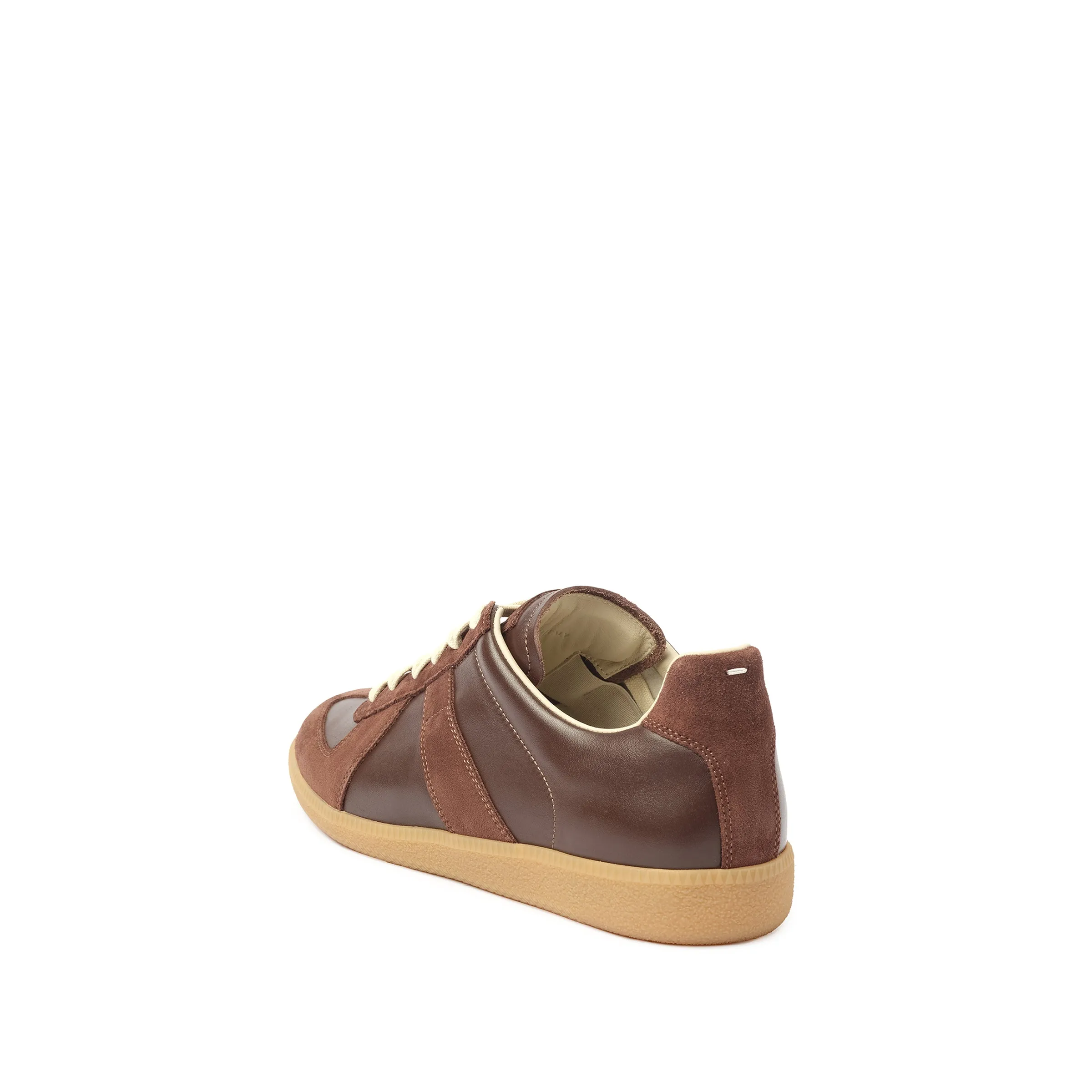 Replica Leather Sneaker in Chic Brown sold by MARAIS product image thumbnail 3