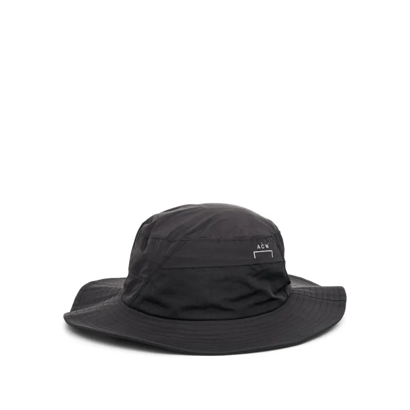 Utile Drawstring Bucket Hat in Black sold by MARAIS