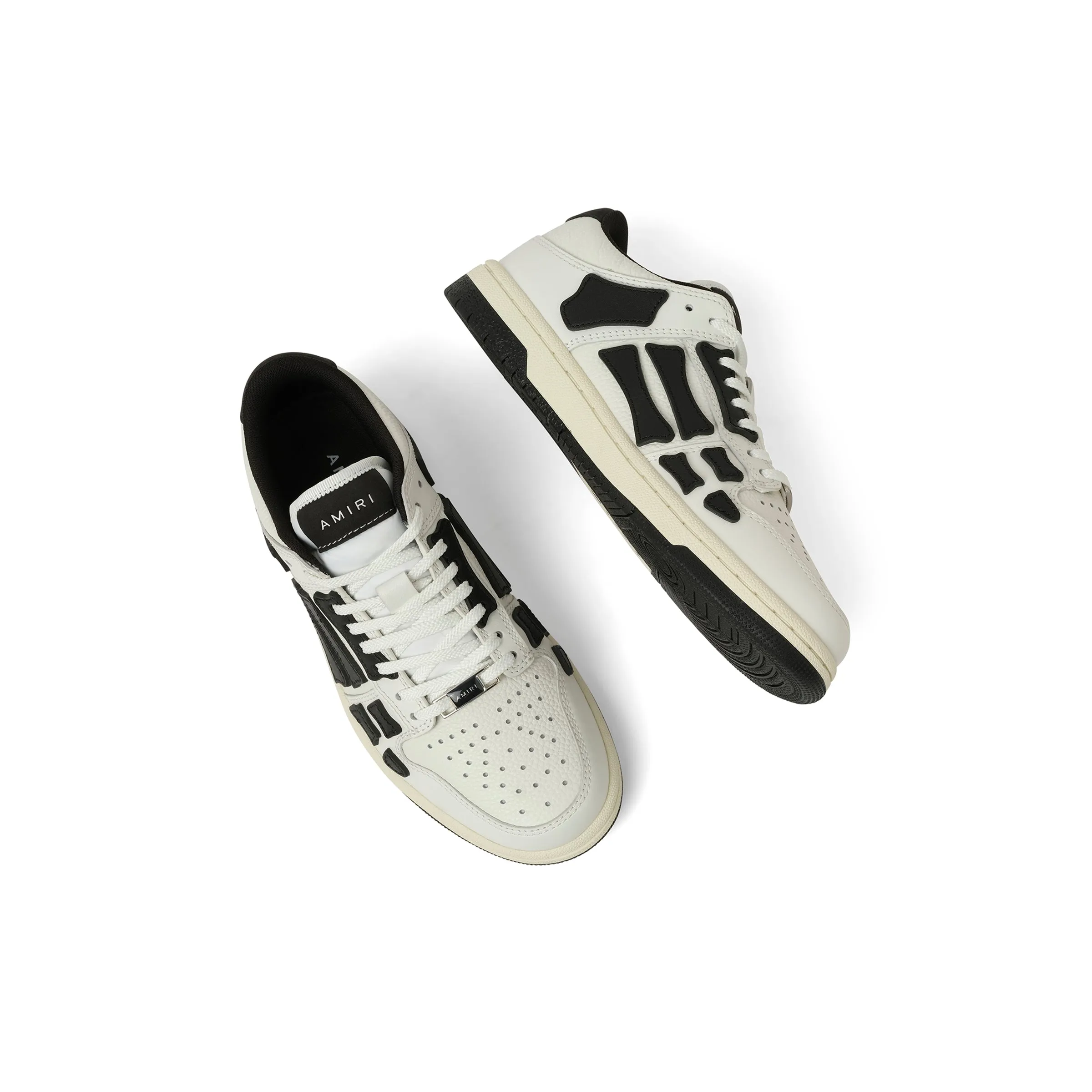 Skeleton Low Top Sneaker in White/Black sold by MARAIS product image thumbnail 4