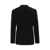 Corporate Slim Fit Jacket in Black/White sold by MARAIS