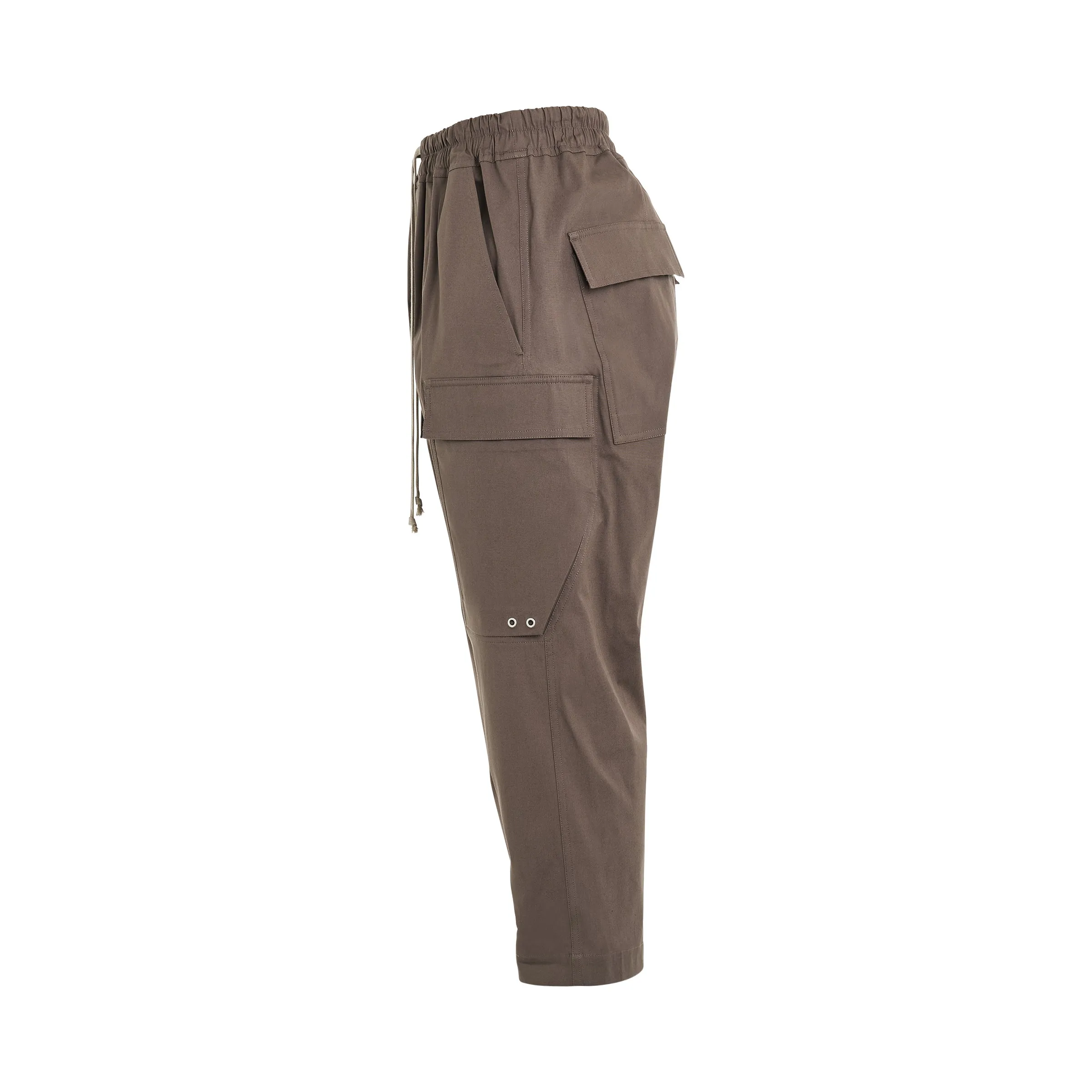 Heavy Cotton Cargo Cropped Pants in Dust sold by MARAIS product image thumbnail 3