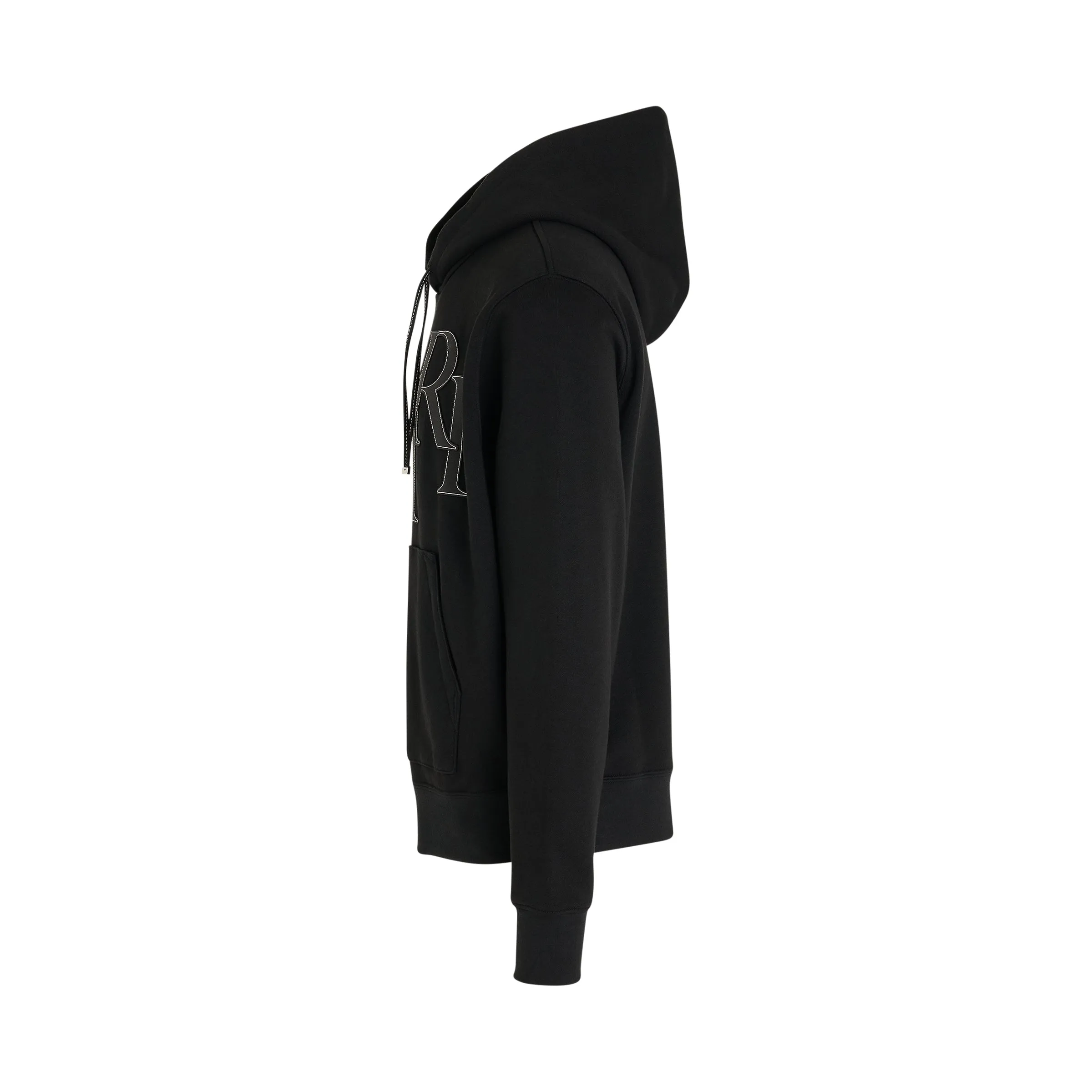 Staggered Logo Hoodie in Black sold by MARAIS product image thumbnail 3