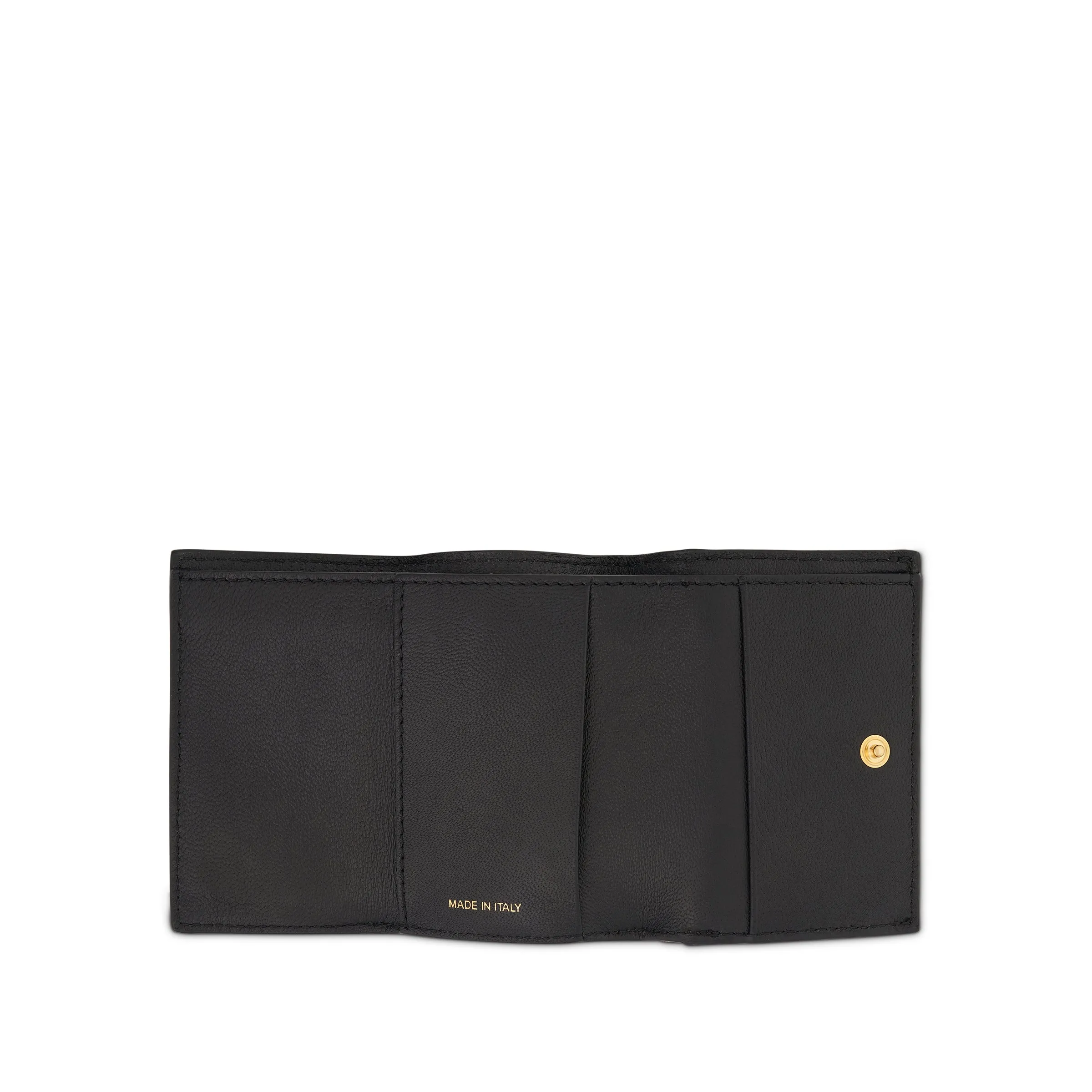 Trifold Saffiano Leather Wallet in Camellia/Talc sold by MARAIS product image thumbnail 3