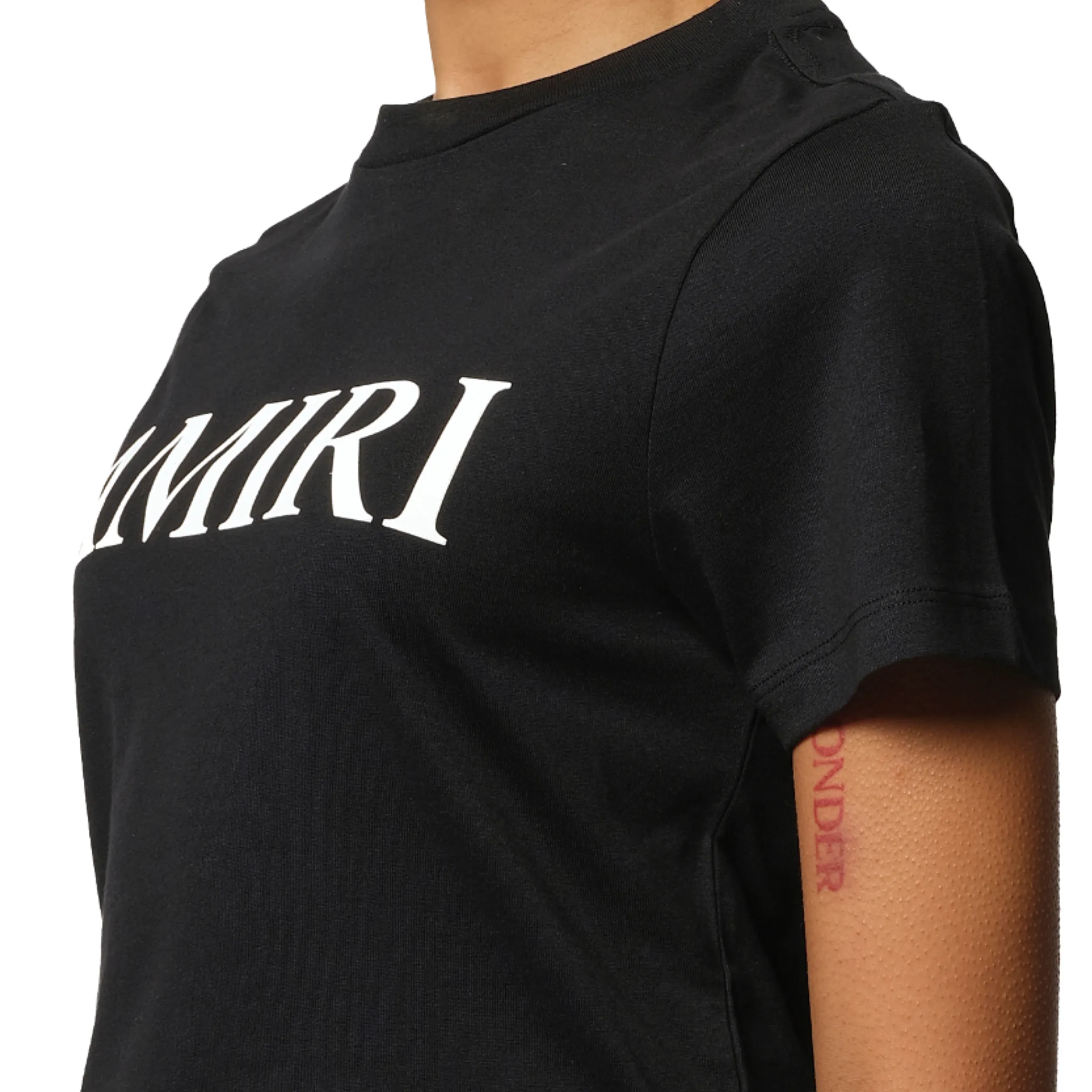 Amiri Core Logo T-Shirt in Black sold by MARAIS product image thumbnail 3