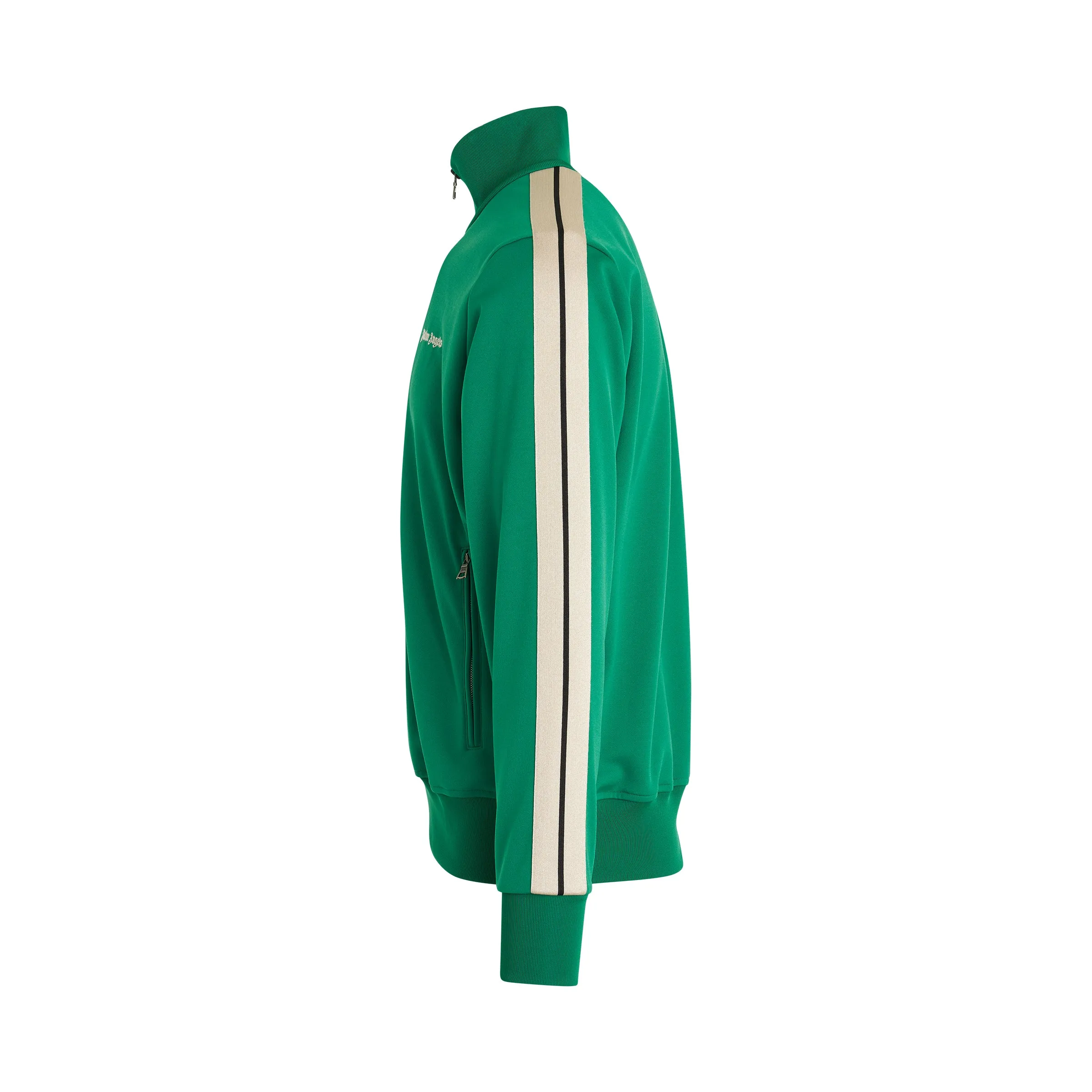 Classic Logo Track Jacket in Green/Off White sold by MARAIS product image thumbnail 4