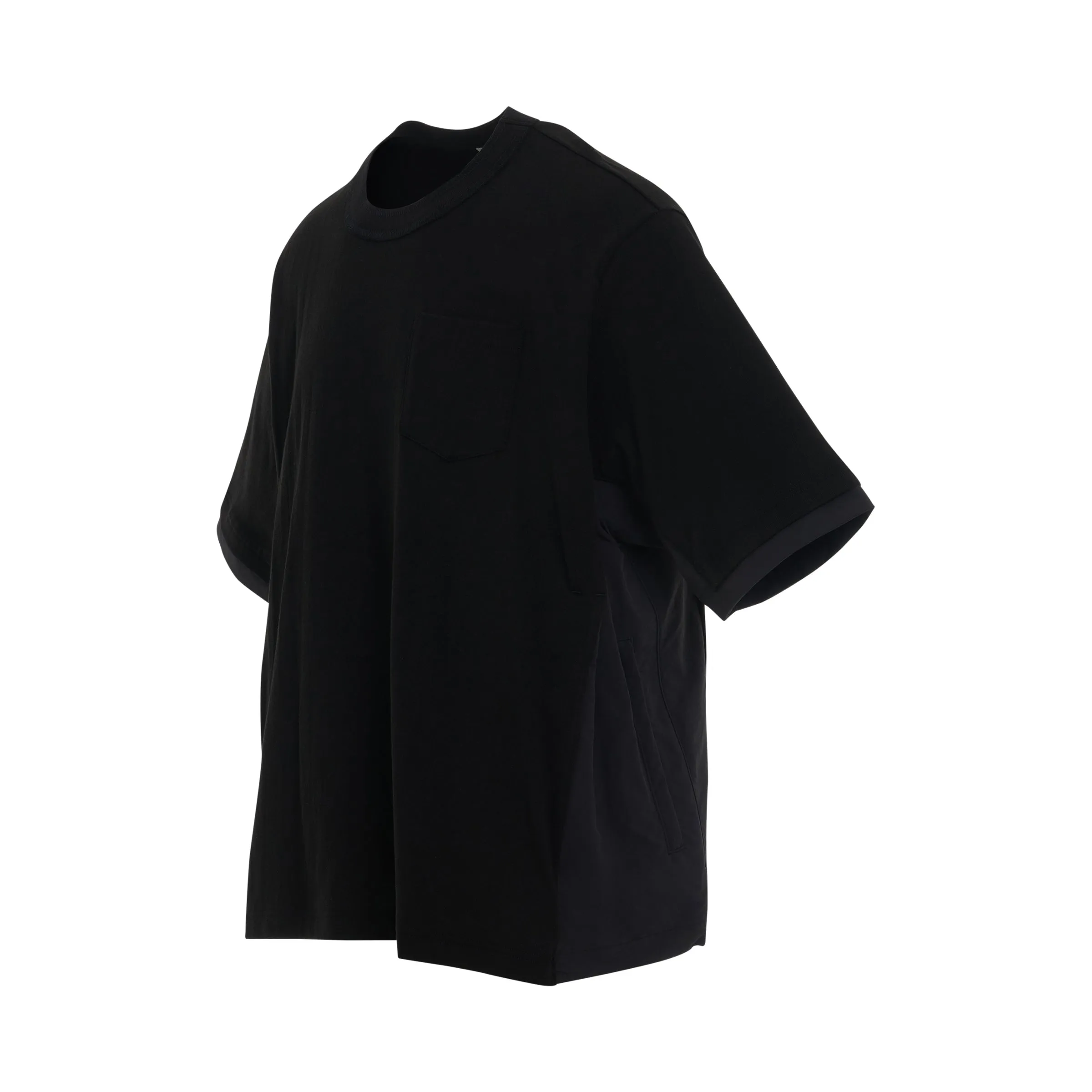 Classic Cotton Jersey T-Shirt in Black sold by MARAIS product image thumbnail 2